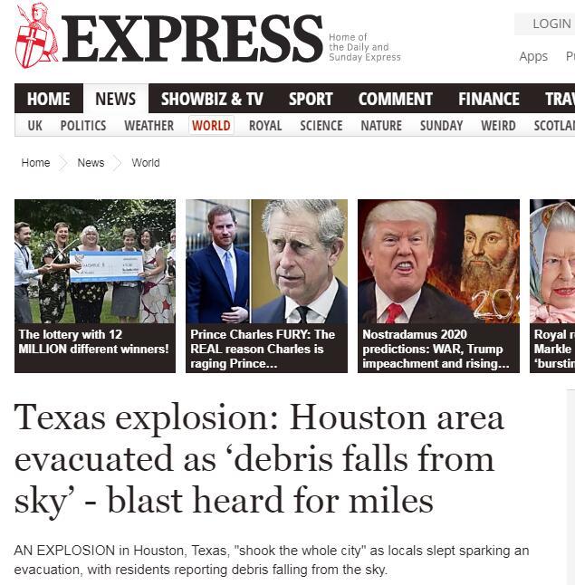 快讯!美国得克萨斯州一栋建筑物发生爆炸