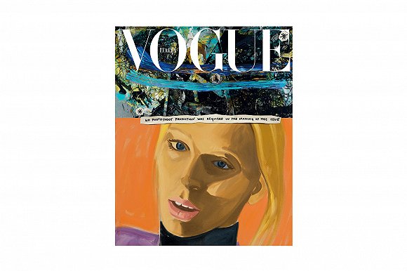 意大利版《Vogue》2020年1月刊封面 图片来源：Vogue