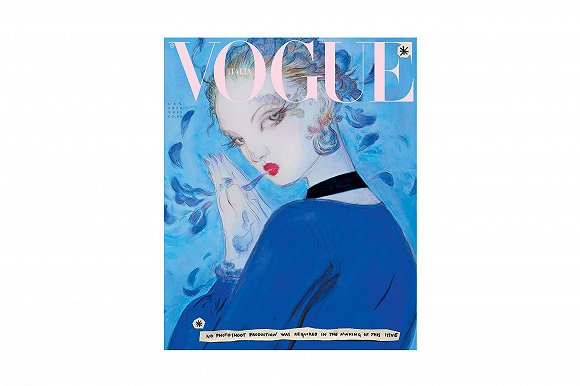 意大利版《Vogue》2020年1月刊封面 图片来源：Vogue