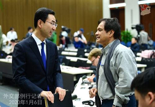 1月6日外交部例行记者会(全文)