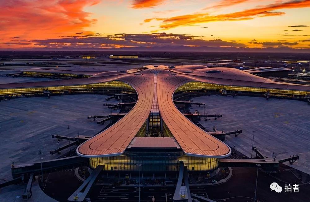 2019年6月28日,北京大兴国际机场.俯瞰大兴机场全貌.