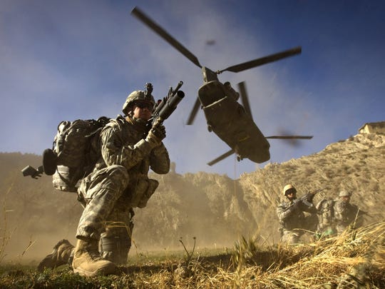 资料图片：驻阿富汗美军作战资料图。（美国防部官网）