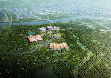  △城市副中心三大文化建筑效果图