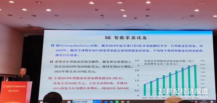 邬贺铨：2025年中国将拥有4.3亿个5G连接