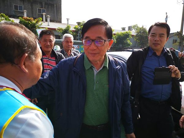 陈水扁。（图片来源：台湾“中时电子报”）