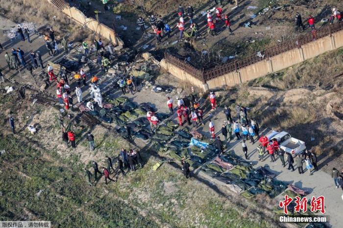 外媒：乌坠机事故遇难者来自多国 有63名加拿大