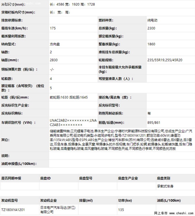 广汽新能源Aion V实车曝光 竞争吉利帝豪GSe