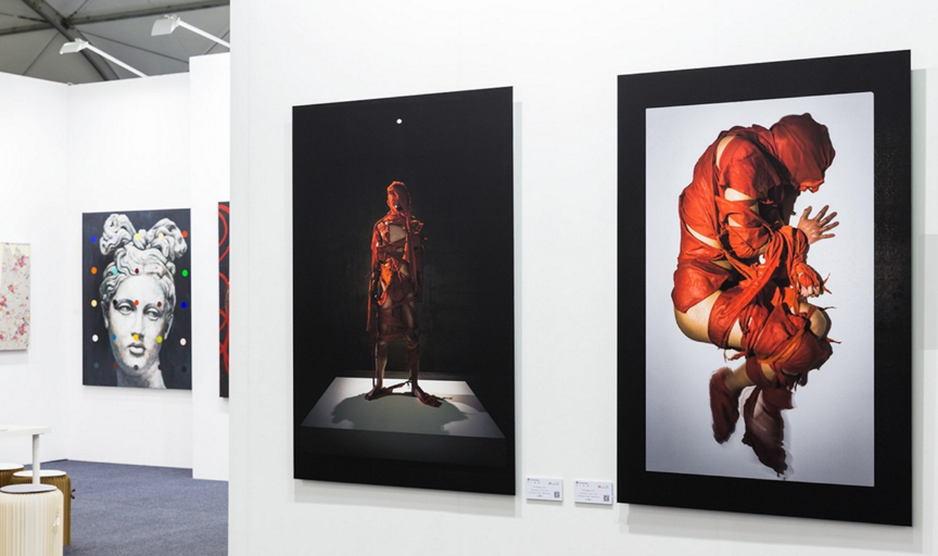 2017年香港中央艺术展览会Art Central现场。