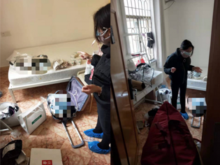 管家为湖北自如客打包行李。