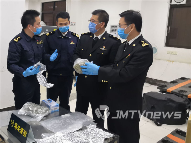 防疫也防毒!江门海关查获邮递渠道走私毒品进境案