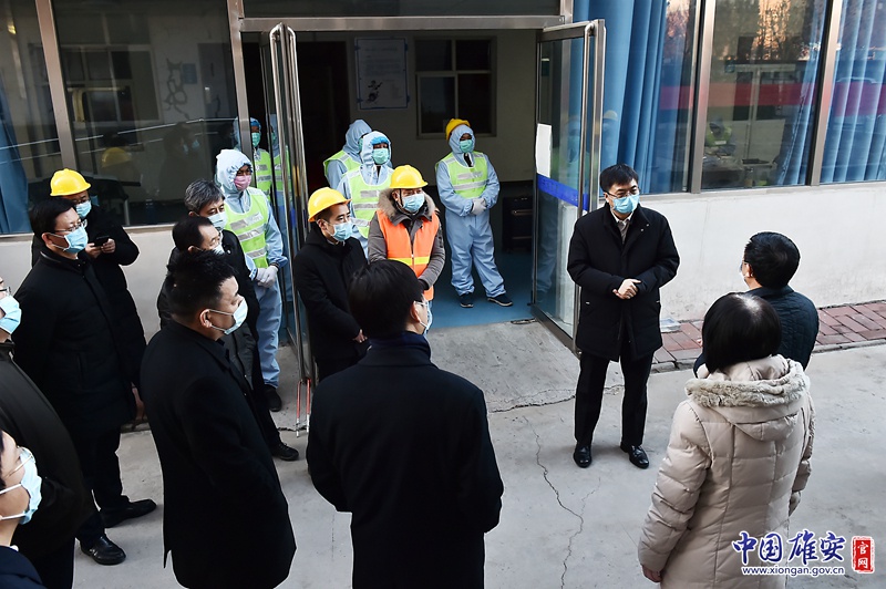 陈刚到安新县调研疫情防控和企业复工复产工作