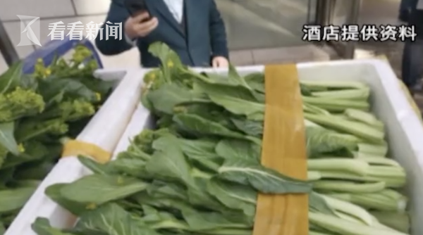 武汉农民骑行40公里给医疗队送蔬菜:都是新鲜的