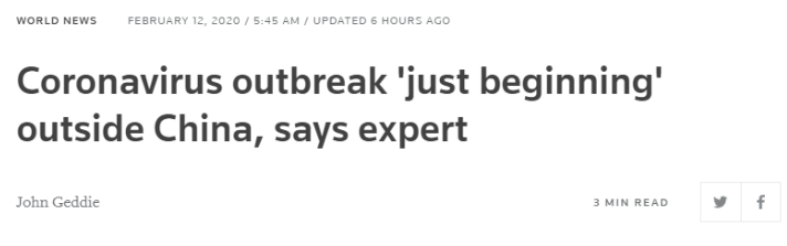 日本承认病毒扩散，感染者可能暴增到12万！最可怕