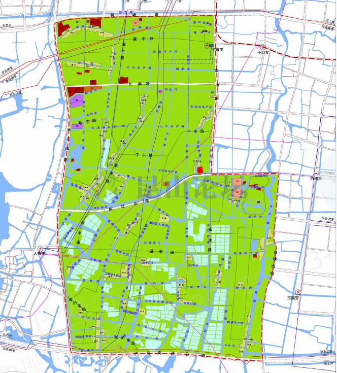 交通道路也会改善很多在规划图上还有一个亮点市域轨道k2线要经过千灯