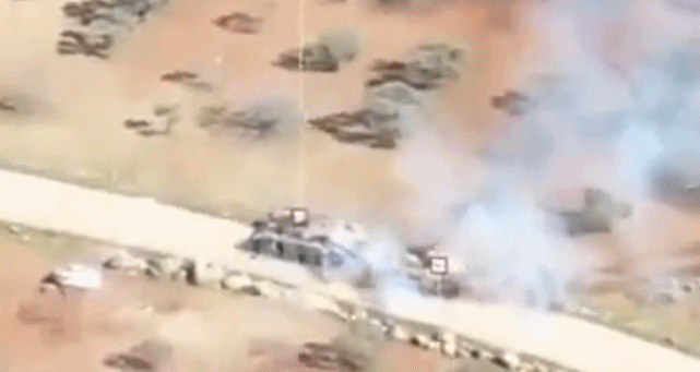 游戏情节在叙利亚战场真实上演：坦克与装甲车