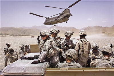 驻阿富汗美军士兵