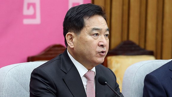 未来统合党党鞭沈在哲。来源:韩国SBS新闻