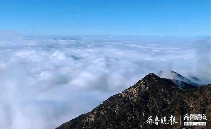 云雾弥漫,山水氤氲,雨后的泰山,好似一幅画