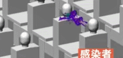 病毒如何在教室内扩散?动画模拟病毒传播轨迹