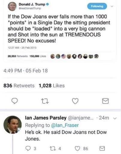 美股暴跌 特朗普当年损总统那句超狠的话被挖出