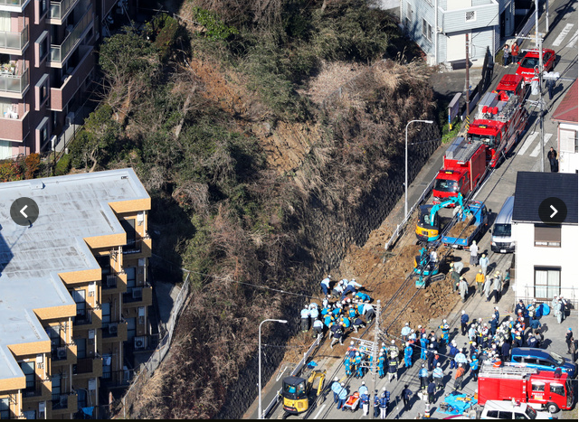 事发现场(朝日新闻)