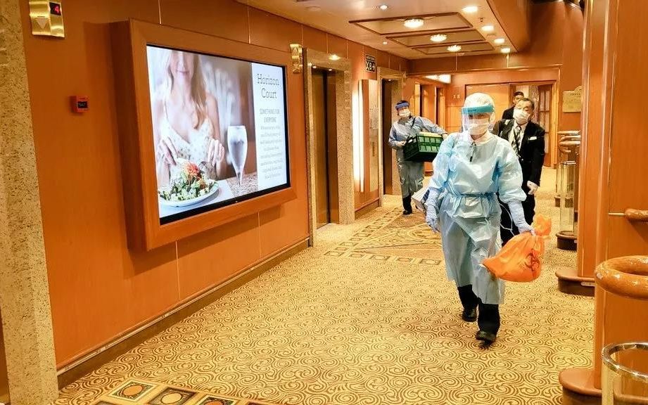 日本邮轮现聚集感染 乘客讲述数千人的＂海上隔