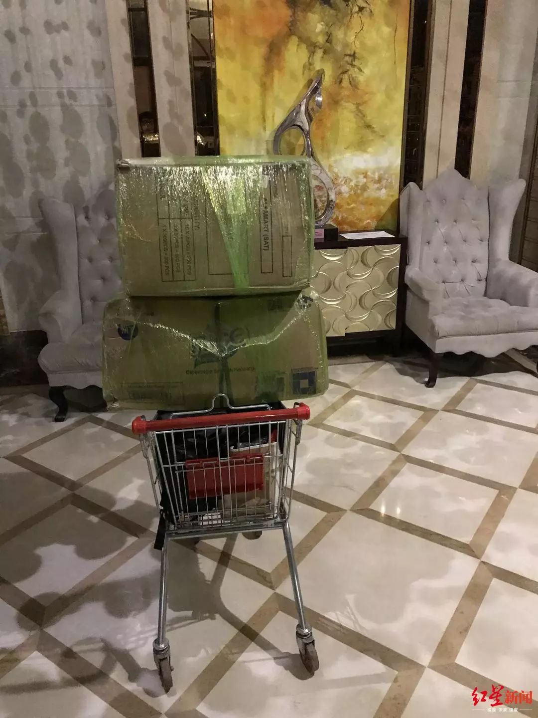 刘路带回的口罩