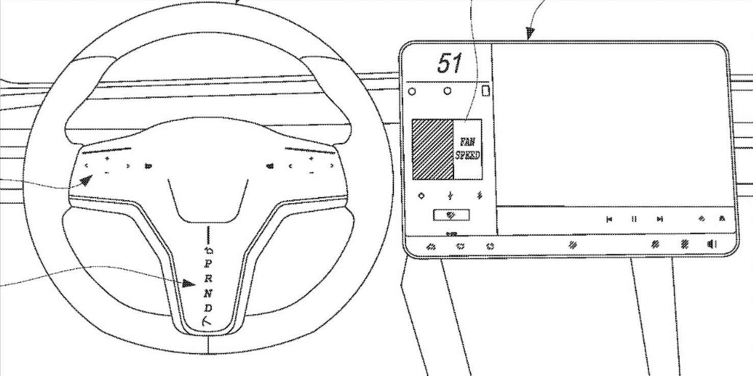 特斯拉被曝新专利:取消方向盘档杆/增加触屏
