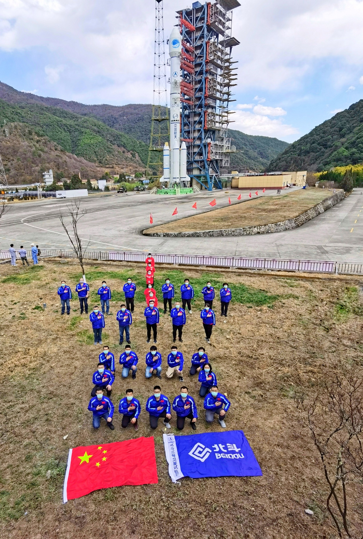 疫情下又一次成功发射 北斗全球组网仅有一步之