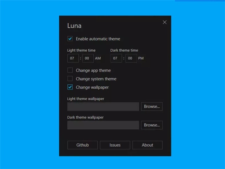 开源小工具luna 让windows 10 自动切换暗黑模式 主题壁纸 手机新浪网