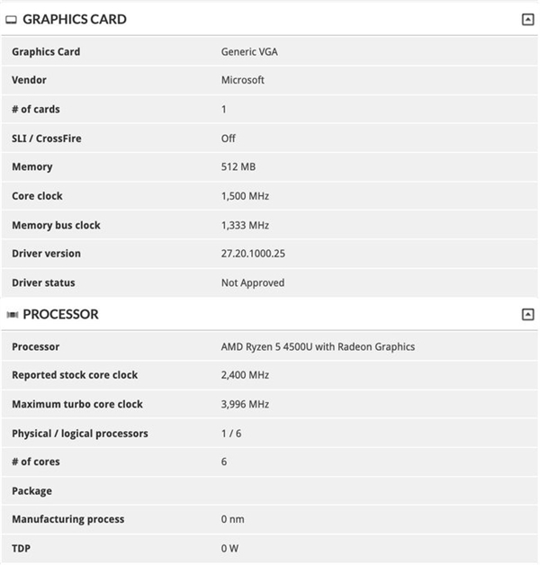 微软Surface新品曝光:搭载7nm AMD锐龙4000U处理器