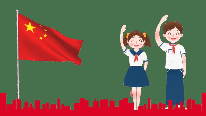 五华学生今日竟然是这样升国旗的!|少先队员