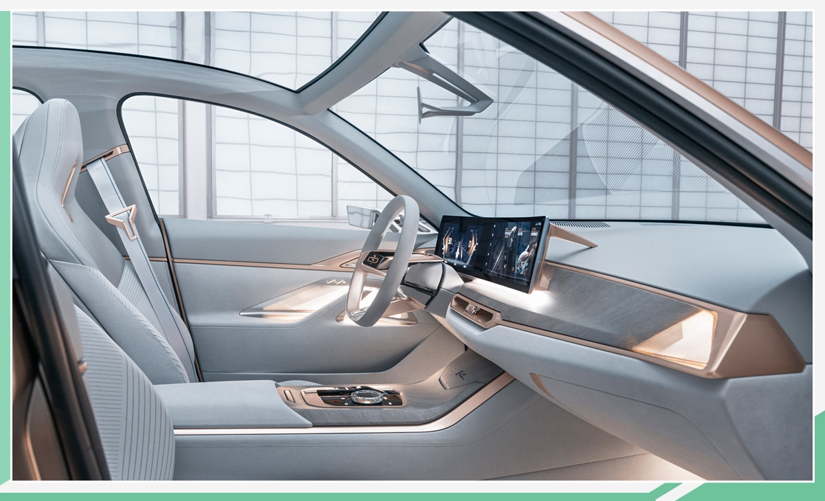 宝马i4概念车全球首发 续航600公里/2021年投产