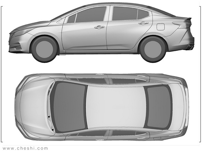 日产全新阳光谍照曝光 造型更运动/车身尺寸加长