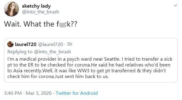 网上再现疫情求救帖 这次在美国