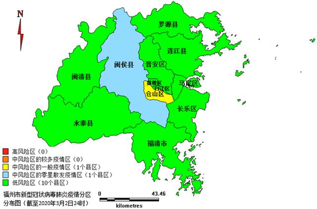 福州疫情分区分布有变!这个区风险降级
