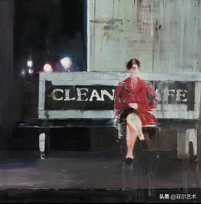 寂寞的街头~美国当代艺术家Brett Amory绘画作品赏析