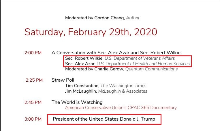 美国保守派大会1人确诊感染新冠 特朗普和彭斯曾