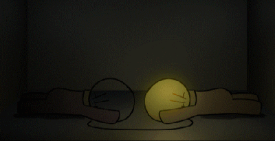 迷茫的灯 来源:giphy
