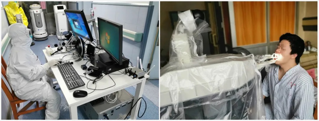 钟南山等研发新冠咽拭子采样机器人：一次成功