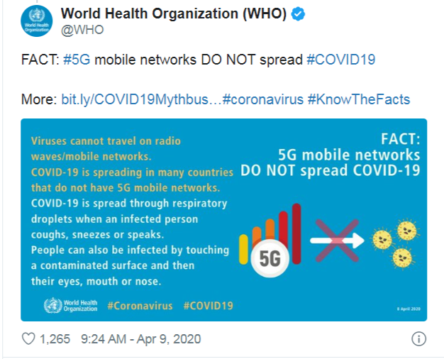 英国“方舱医院”基站遭破坏 5G阴谋论为何总有人信?