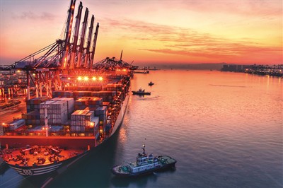 青岛港货物吞吐量升至全国第三