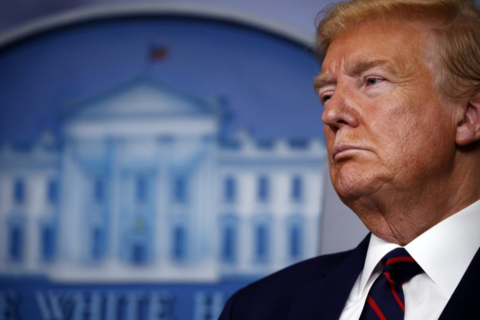 ▲特朗普宣布已签署行政令，暂停移民入境美国。（图源：美联社）