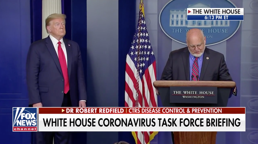 特朗普要求美国疾控中心主任澄清之前发出的警