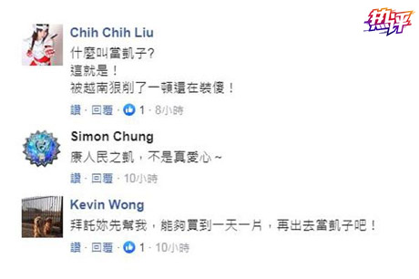 △岛内网友谈论截图(图片泉源:台湾“团结消息网”)