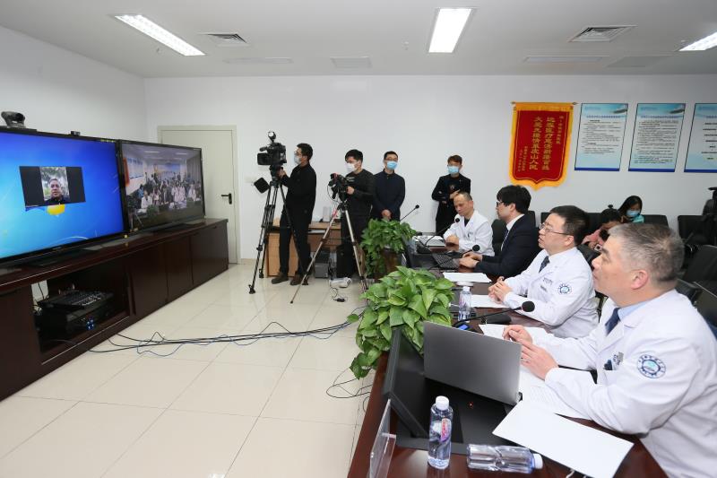 跨国远程视频连线 安徽专家与亚欧7国分享抗疫经