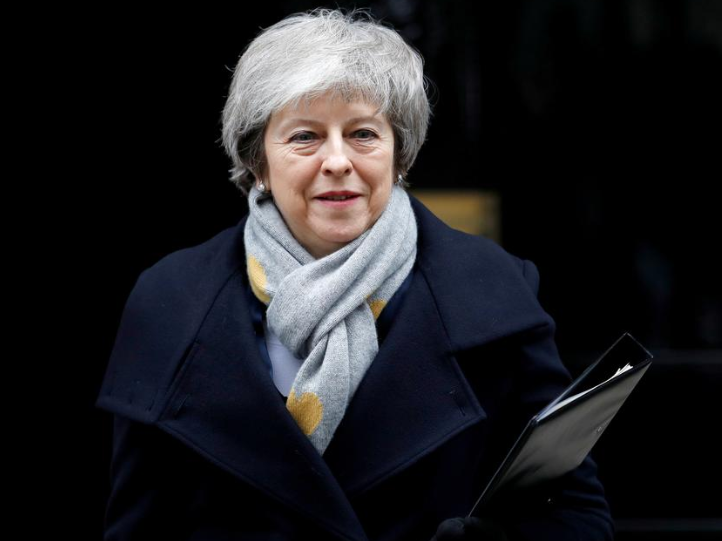Former British Prime Minister Theresa May (Reuters)