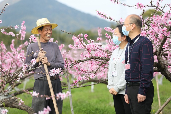 浙江省桐庐县纪委监委组织纪检监察干部走到田间地头,深入了解惠农