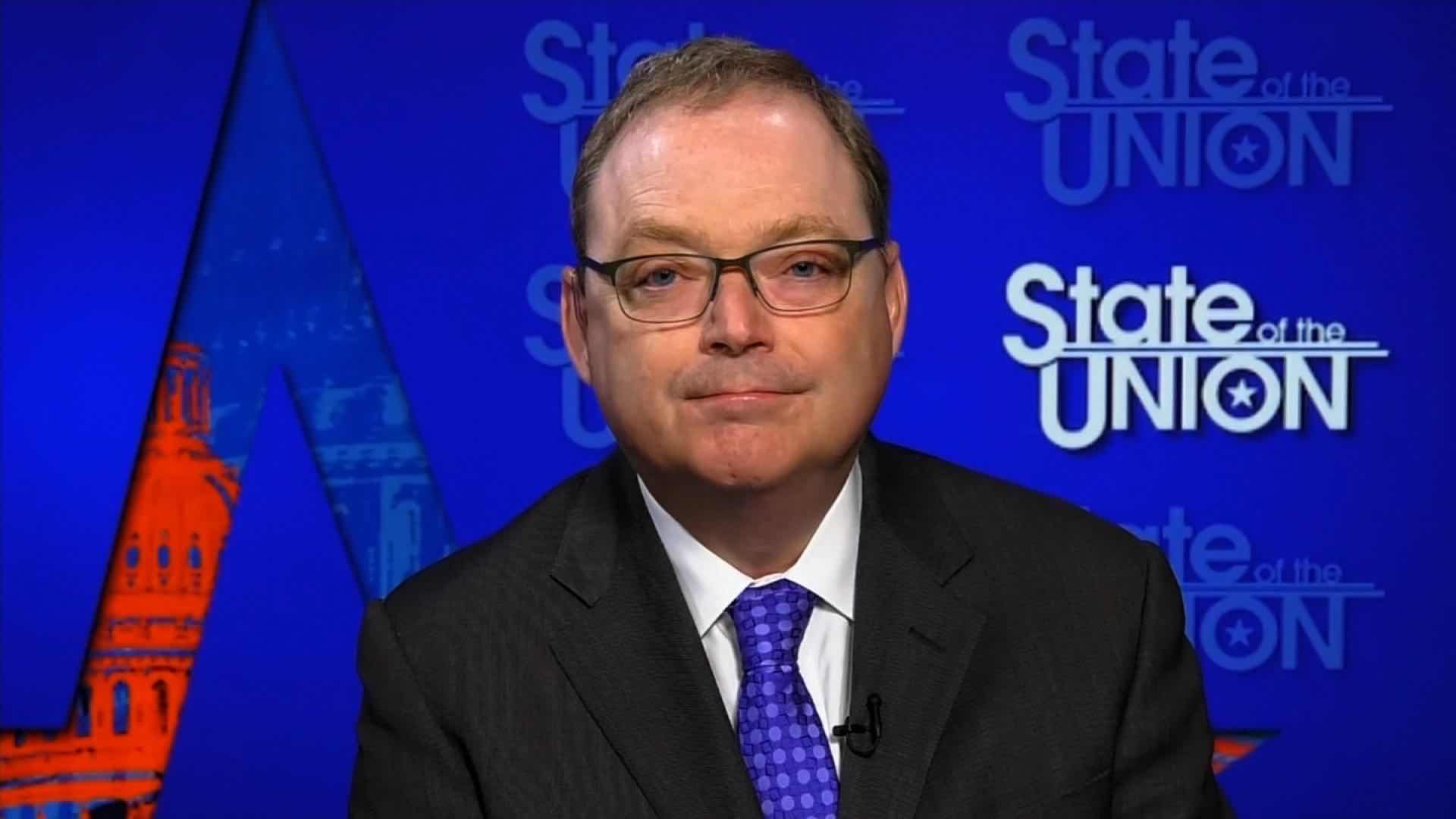 △哈塞特接受采访画面