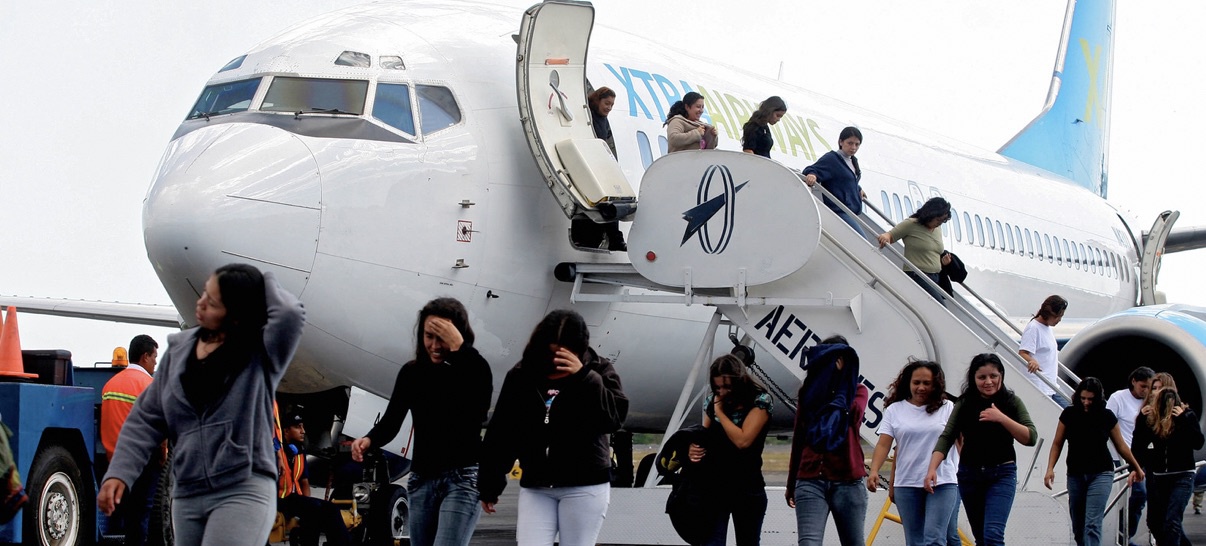 △非法移民被遣返